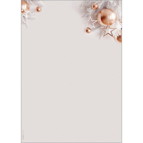 sigel Papier à motif de Noël Winter Flair, A4, 90g/m2