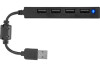 SPEEDLINK SNAPPY SLIM USB HUB 2.0 SL140000B 4-Port black