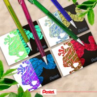 Pentel Hybrid Gel-Tintenroller "Dual Pen",...