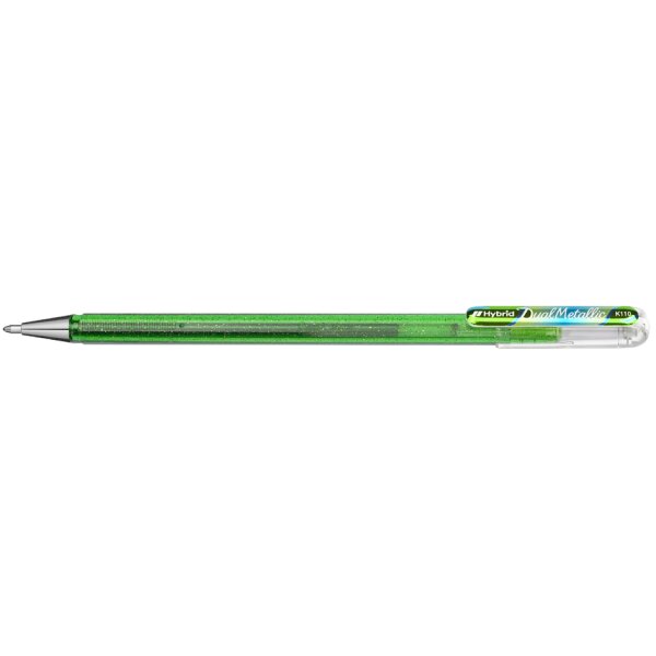 Pentel Hybrid Gel-Tintenroller "Dual Pen", blau gr&uuml;n