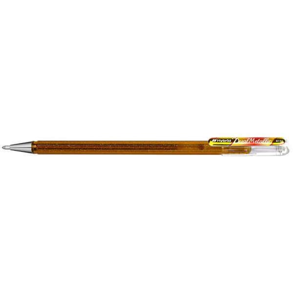 Pentel Hybrid Gel-Tintenroller "Dual Pen", gold
