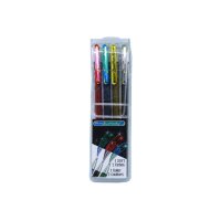 PENTEL Roller Hybrid Dual Metallic K110D-4X 4 couleurs 1.0mm