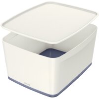 LEITZ Boîte de rangement My Box, 18 litres, blanc /...