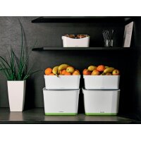 LEITZ Boîte de rangement My Box, 18 litres, blanc / bleu