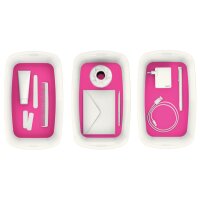 LEITZ MyBox Klein, mit Deckel 5l 52291023 weiss/pink