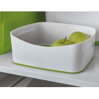 LEITZ Bac de rangement My Box, A5, blanc/bleu