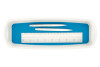 LEITZ MyBox support-coquille 52581036 blanc/bleu