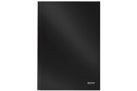 LEITZ Notizbuch Solid, Hardcover A4 46640095 kariert schwarz