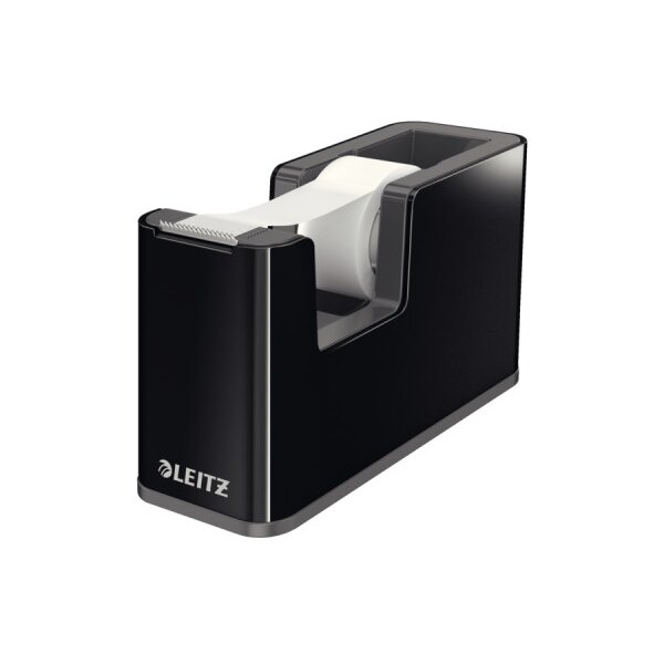LEITZ Klebebandabroller Duo Color 53640095 schwarz 19mmx33m