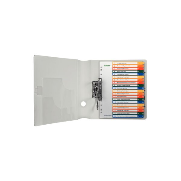 LEITZ Register PC-beschriftbar A4+ 12960000 multicolor 1-20