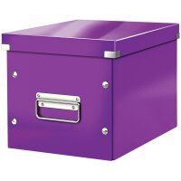 LEITZ Ablagebox Click & Store WOW Cube M, schwarz