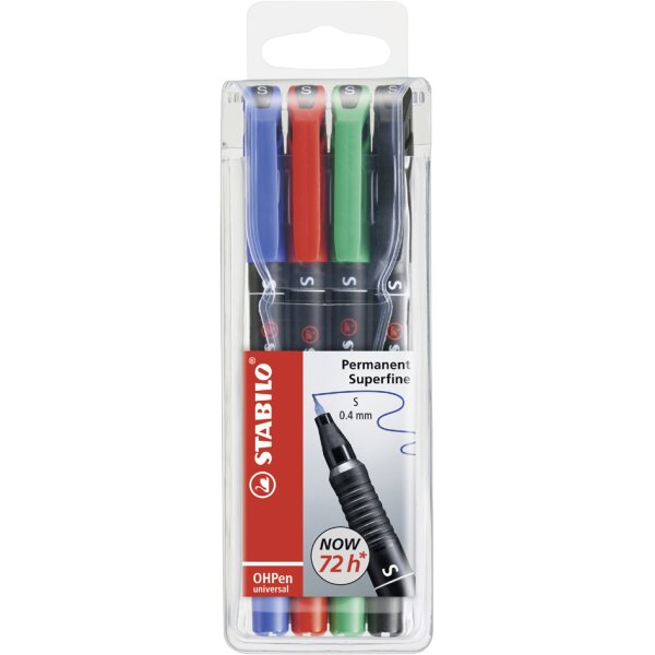 STABILO Feutre pour films OHPen universal, permanent, étui