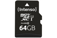 INTENSO Micro SDXC Card PREMIUM 64GB 3423490 with...