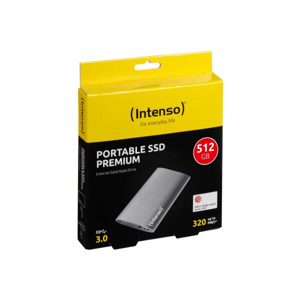 INTENSO SSD External 1.8 inch 3823450 SATA to USB 3.0 512GB