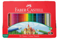FABER-CASTELL Crayon de couleur Classic 115886 36 pcs.,...