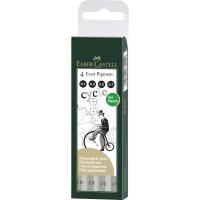 FABER-CASTELL Stylo-feutre ECCO PIGMENT, étui de...