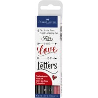 FABER-CASTELL Tuschestift PITT artist pen, 4er Etui
