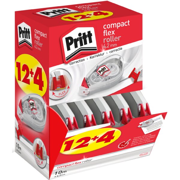 Pritt roller correcteur Compact Flex, multi pack 16