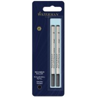 WATERMAN Recharge pour stylo roller, tracé: F, bleu