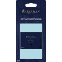 WATERMAN Standard-Grossraum-Tintenpatronen, Serenity blau