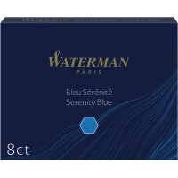 WATERMAN Standard-Grossraum-Tintenpatronen, blauschwarz