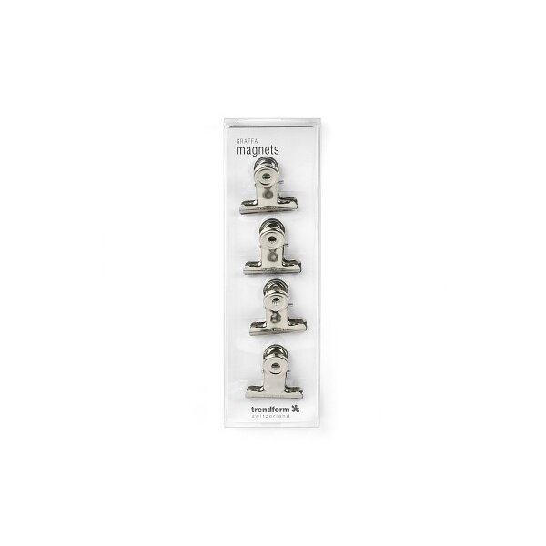 TRENDFORM Clip aimanté GRAFFA FW4000 set de 4 chromé