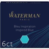 WATERMAN Cartouches dencre standard mini, bleu...