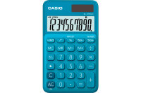 CASIO Calculatrice SL310UCBU 10 chiffres bleu