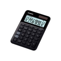 CASIO Mini Taschenrechner MS20UCBK 12-stellig schwarz