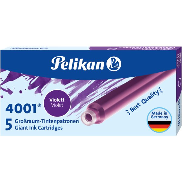 PELIKAN Encre 4001 GTP/5 310664 pourpre 5 pcs.