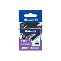 PELIKAN Tintenpatrone TP/6/2/B schwarz 12 Stück,...
