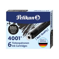 PELIKAN Tintenpatrone TP/6/2/B schwarz 12 Stück,...