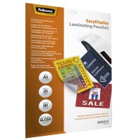 Fellowes Pochette de plastification, autocollant, A3