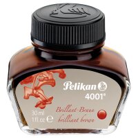 Pelikan Tinte 4001 im Glas, braun, Inhalt: 30 ml