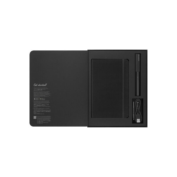 MOLESKINE Smart Writing Set Smart Pen+3 56598851571 schwarz, liniert, 176 Blatt