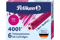 PELIKAN Cartouche dencre TP/6 pink 6 pcs.