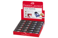 FABER-CASTELL Taille-crayon 184801 bleu, rouge/bleu