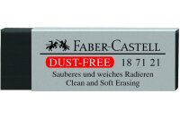 FABER-CASTELL Kunststoffradierer DUST-FREE 187121 schwarz