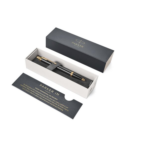 PARKER Kugelschreiber IM CC M 1931666 Black Lacquer G.C.