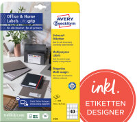 AVERY Zweckform Universal-Etiketten Office&Home,...