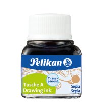 Pelikan Tusche A, Inhalt: 10 ml im Glas, Sepia (15)