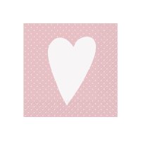 STEWO Serviettes 33x33cm 2572649426 Tilde FSC rose claire...