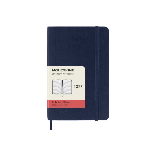 MOLESKINE Agenda Classic Pocket 2027 DSB2012DC2Y27 1J/1P saphir SC 9x14cm