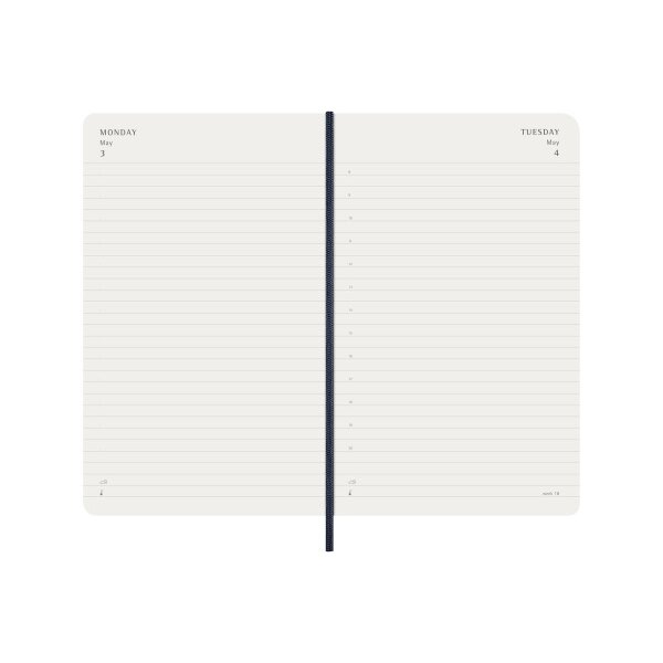 MOLESKINE Agenda Classic Large 2027 DSB2012DC3Y27 1J/1P saphir SC 13x21cm