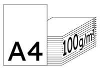 HP ColorChoice Farblaserpapier hochweiss A4 100g - 1 Karton (2500 Blatt)