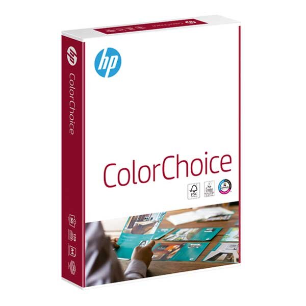 HP ColorChoice Farblaserpapier hochweiss A3 120g - 1 Palette (37500 Blatt)