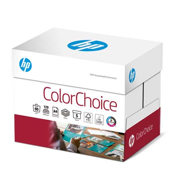 HP ColorChoice Papier Laser couleur extra blanc A4 120g - 1 Carton (2000 Feuilles)