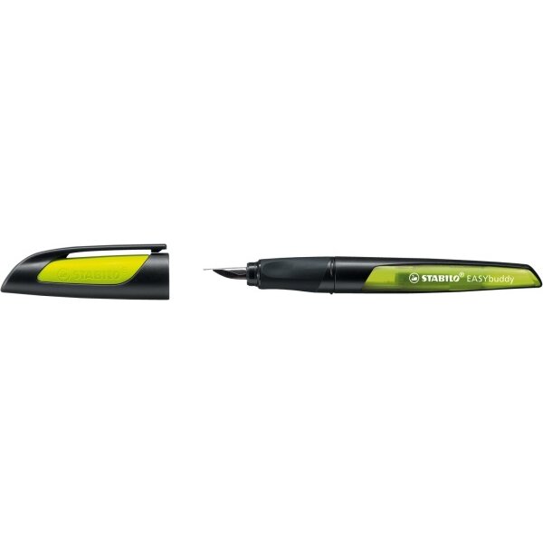 STABILO Füllhalter EASYbuddy M B-51556-5 schwarz, limettengrün