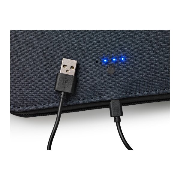 DUFCO Dossier de conférence A4 48-2027.000 Powerbank 5000 mAH, jeans