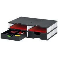 styro Station de classement styrodoc duo, 4 compartiments,